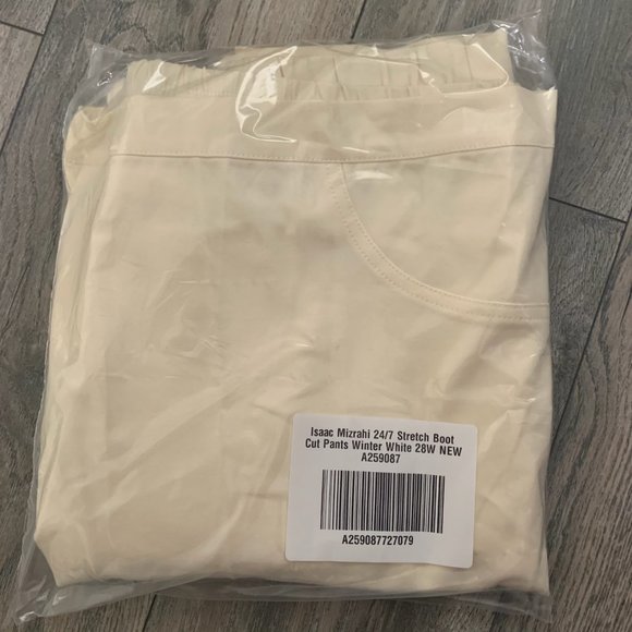 NWT ISAAC MIZRAHI 24/7 STRETCH BOOT CUT PANTS 28W - Picture 9 of 10